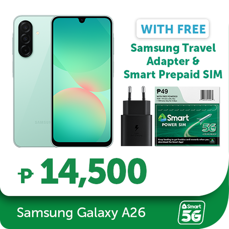 Samsung Galaxy A26 5G Black with Samsung Travel, , hi-res image number 0